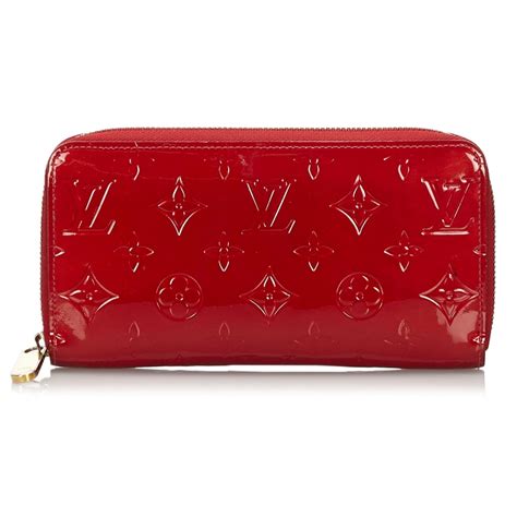 louis vuitton wallet with red|authentic Louis Vuitton zippy wallet.